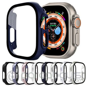 Ally Apple Watch Ultra 49mm için Hard PC Full Koruma Sert Armor Zırh Kılıf