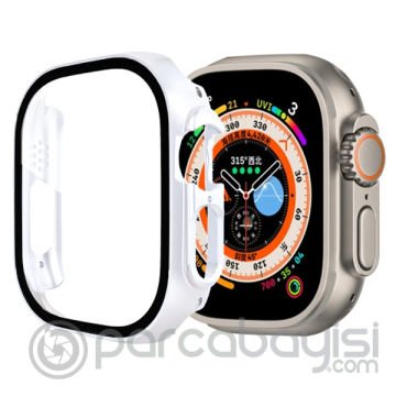 Ally Apple Watch Ultra 49mm için Hard PC Full Koruma Sert Armor Zırh Kılıf