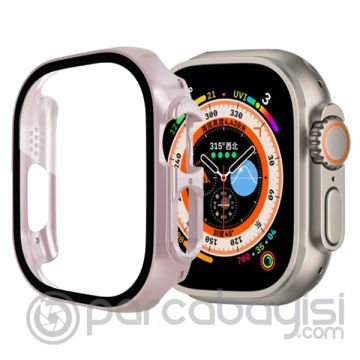 Ally Apple Watch Ultra 49mm için Hard PC Full Koruma Sert Armor Zırh Kılıf