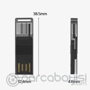 ALLY Type-c Usb C Micro TF Kart Okuyucu - Telefon Tablet Pc-Laptop Bellek Kart Okuyucu