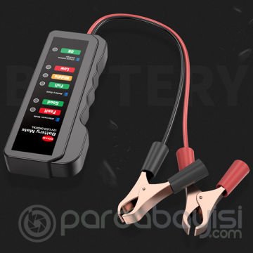ALLY Akü ve Alternatör Kontrol Test Cihazı 12V Led Göstergeli