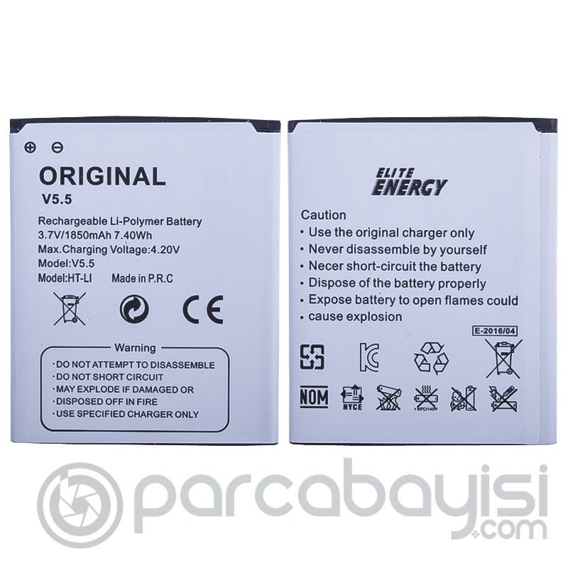 Vestel Venus 5.5v 5.5x Pil Batarya