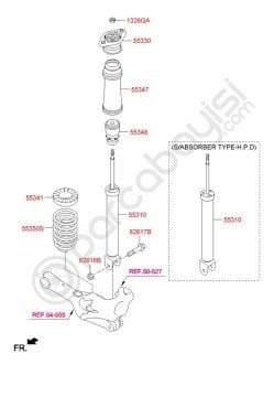Sportage Arka Amortisör Orjinal | 553112Y800