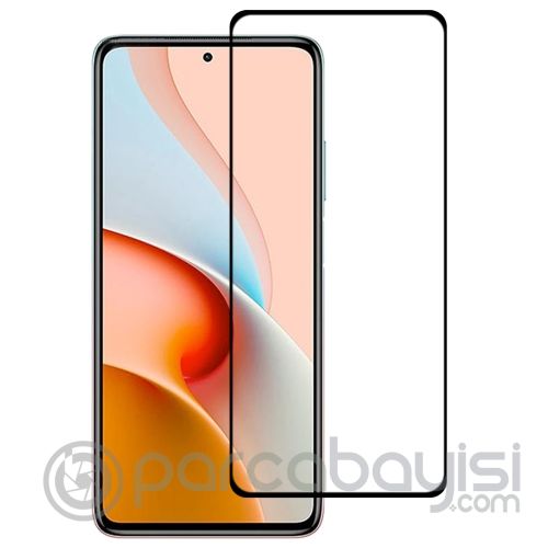 Xiaomi Redmi Note 9 Pro Full Glue Tempered Cam Ekran Koruyucu