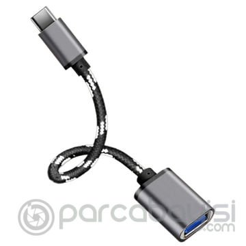 Ally Type-C Giriş - Dişi USB Çevirici USB OTG Kablo