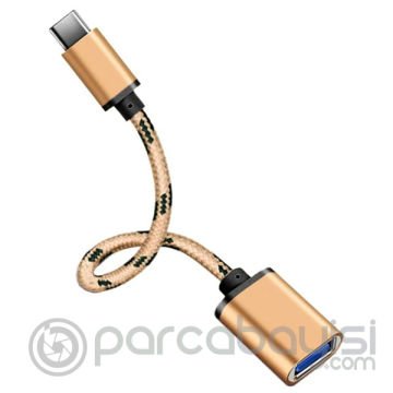 Ally Type-C Giriş - Dişi USB Çevirici USB OTG Kablo