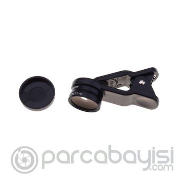 Lq-65x 2in1 0.65 Universal Smart Telefonlar İçin Kamera Lens Seti