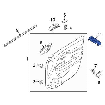 Kia Soul Cam Açma Düğmesi Sol Ön 4 Kapı Orjinal | 93570B2130Ca