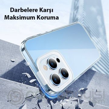 Baseus Illusion Series iPhone 14 Pro Silikon Kılıf +Tempered Ekran Koruyucu +4x Kamera Koruyucu Set