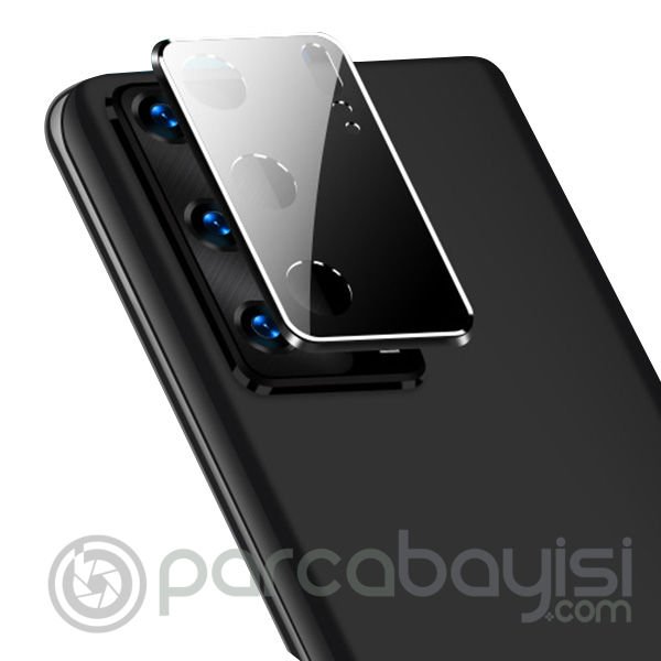 Huawei P40 Kamera Koruma Cam+ Metal Lens full Set Birleşik