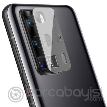 Huawei P40Pro+ Plus Kamera Koruma Cam+ Metal Lens full Set Birleşik