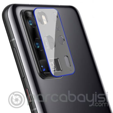 Huawei P40Pro+ Plus Kamera Koruma Cam+ Metal Lens full Set Birleşik