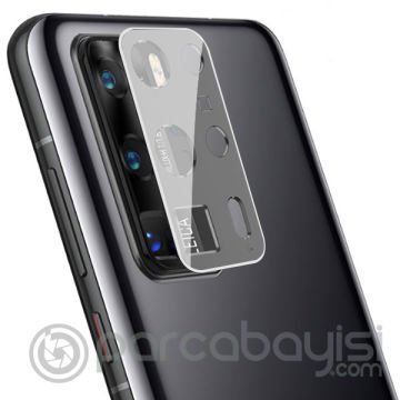 Huawei P40Pro+ Plus Kamera Koruma Cam+ Metal Lens full Set Birleşik