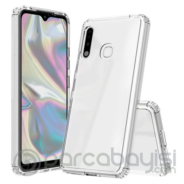 Ally SM Galaxy A70e Anti-Drop Darbe Emici Silikon kılıf Shockproof kılıf