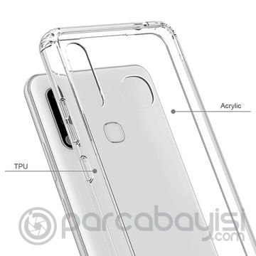 Ally SM Galaxy A70e Anti-Drop Darbe Emici Silikon kılıf Shockproof kılıf