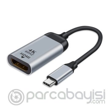 ALLY 4K HDMI to Type-C Dönüştürücü Adaptör 60Hz 20CM