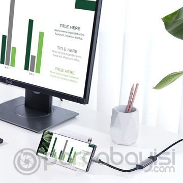 ALLY 4K HDMI to Type-C Dönüştürücü Adaptör 60Hz 20CM