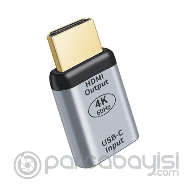 ALLY USB-C to HDMI 4K Dönüştürücü Adaptör 60Hz