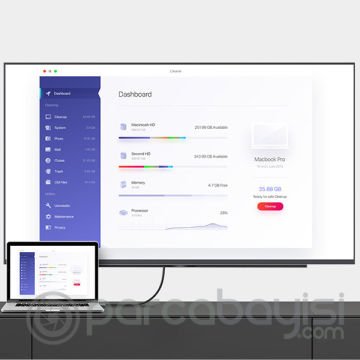 ALLY USB-C to HDMI 4K Dönüştürücü Adaptör 60Hz