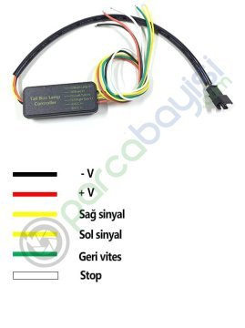 Kayan Led Bagaj Altı Kayan Rgb Renkli Led Turuncu Sinyalli