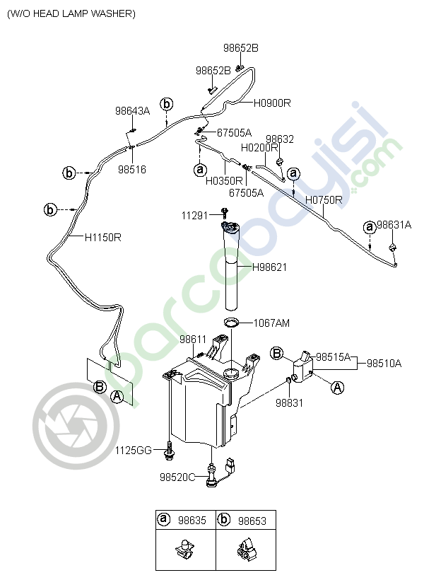 Silecek Su Hortumu Orjinal | 986503E000