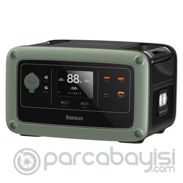 Baseus Energy Stack Digital Taşınabilir Enerji-Güç İstasyonu 600W 180000mAh (220V)