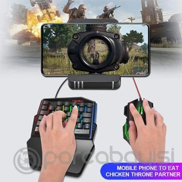 HXSJ V100 One-Handed Gaming- Tek El Oyun Klavyesi+Fare