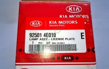 Kia Bongo Plaka Lambası Orjinal | 925014E011