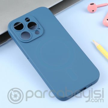 ALLY iPhone 14 Pro 6.1inç Liquid Silica Magsafe Uyumlu Silikon Kılıf