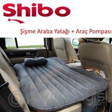 Araç Şişme Yatak-Araba Koltuğu Yatağı (Araç Pompası Hediyeli)