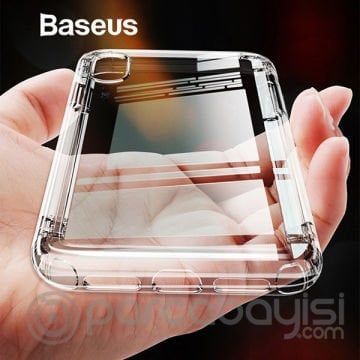 Baseus İphone Xs Max 6.5 Airbags Şeffaf Darbe Emici Slikon Kılıf