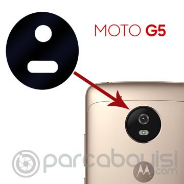 Motorola Moto G5 Kamera Lens Kapak