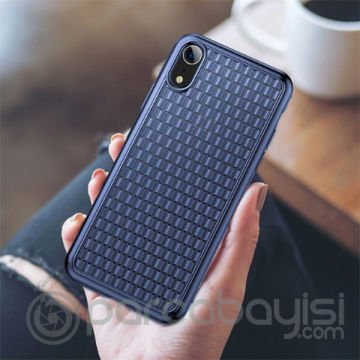Baseus İphone Xr 6.1 Weaving Bv Premium Silikon Kılıf