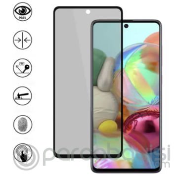 Redmi Note 9S - Note 9 Pro 3D Full Privacy Gizlilik Cam Ekran Koruyucu