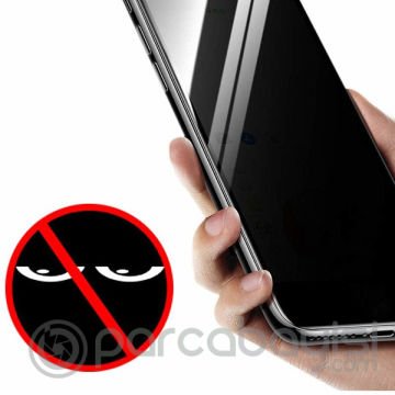 Xiaomi Redmi Note 8 3D Full Privacy Gizlilik Tempered Cam Ekran Koruyucu
