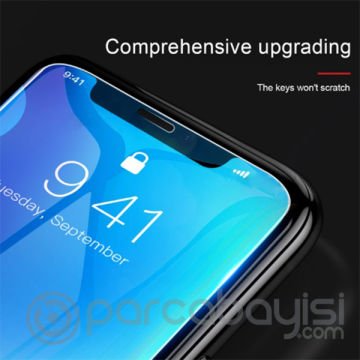 Baseus İPhone 11-İPhone XR. 6.1,Kırılmaz Cam Ekran Ekran Koruyucu
