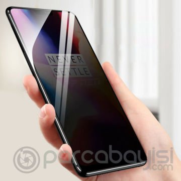 Oneplus 7 3D Full Privacy Gizlilik Tempered Cam Ekran Koruyucu