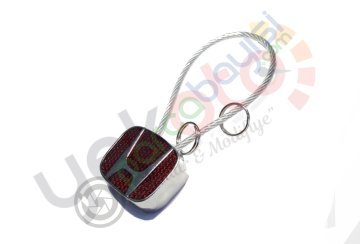 Honda Logolu Metal Örgü Dekoratif Anahtarlık