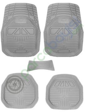 Volkswagen Golf 2003-2008 Arası Uyumlu Extra Havuzlu Kesilebilir Gri Paspas