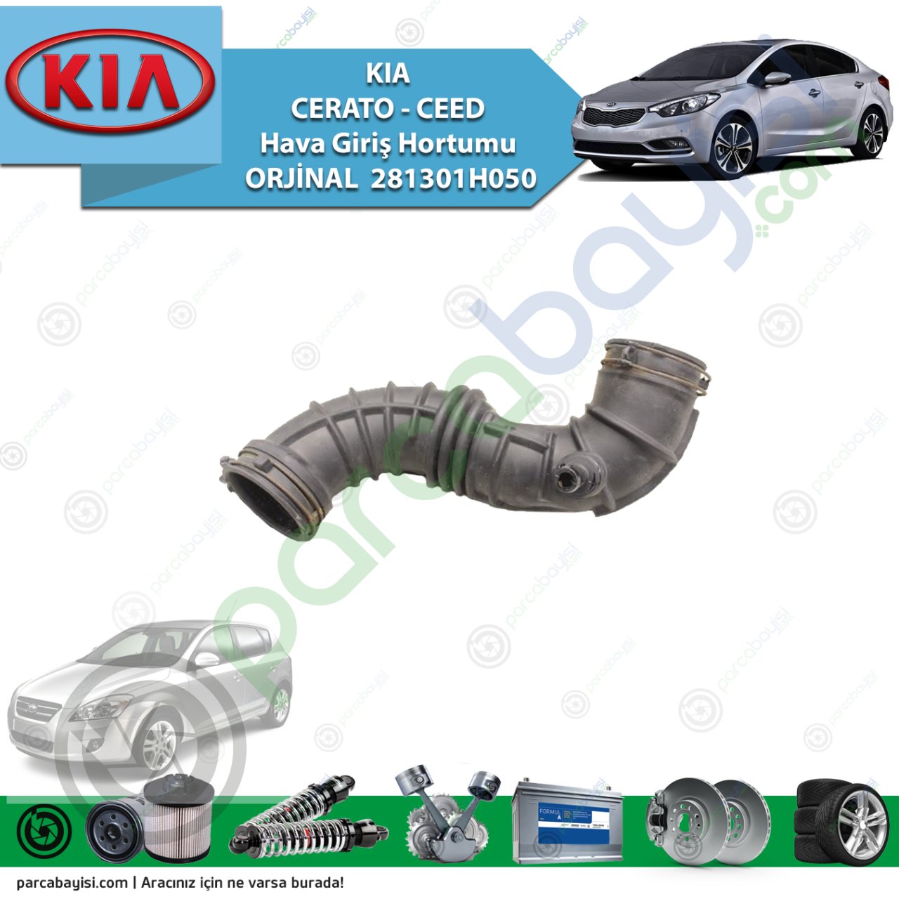 Kia Cerato - Ceed Hava Giriş Hortumu Orjinal | 281301H050