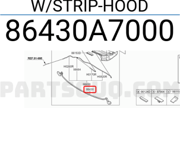 Kia Cerato Motor Kaput Fitili Orjinal | 86430A7000