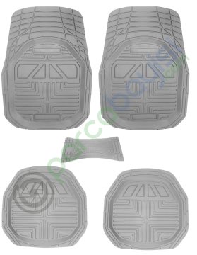 Volkswagen Jetta 2005-2011 Uyumlu Extra Havuzlu Kesilebilir Gri Paspas