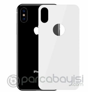 Baseus İphone Xs Max 6.5 Renkli Arka Cam Koruyucu 0.3mm