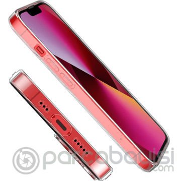 ALLY iPhone 14 Plus 6.7inç Crystal Clear Kamera Korumalı Sert PC Kılıf