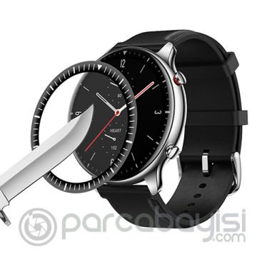 Amazfit GTR 2 3D PC+PMMA HD Ekran Koruyucu Full Kaplama