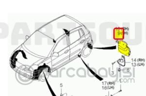 Kia Picanto Arka Tozluk Sol Orjinal | 8682107000