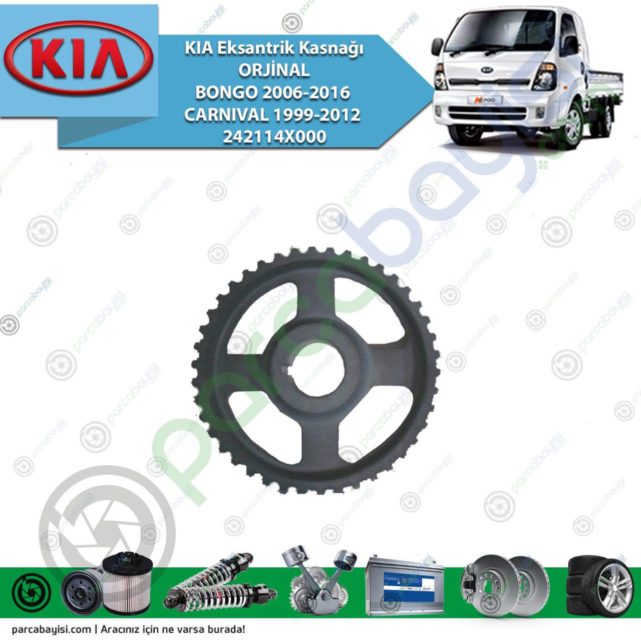 Kia Eksantrik Kasnağı Orijinal | Bongo 2006-2016 - Carnıval 1999-2012 242114X000
