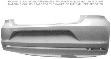 TAMPON ARKA  ASTARLI VOLKSWAGEN POLO 2014> | 6C6807421GRU | 6C6807421GRU