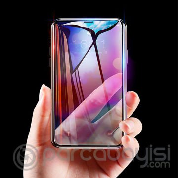 Baseus İPhone 11- İPhone XR, 3D Full Kaplama Kırılmaz Cam Ekran Koruyucu