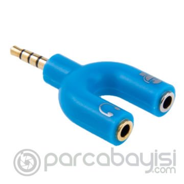 ALLY 3.5 mm Kulaklık Mikrofon Çoklayıcı 3.5 mm Splitter Dönüştürücü
